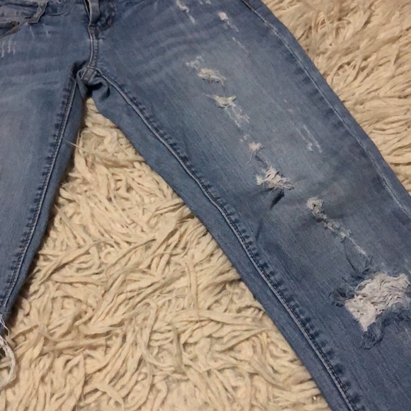 AE Skinny Jean-Heavily Distressed-Sz 4R - Picture 5 of 16